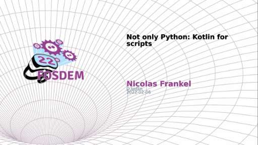 Not only Python: Kotlin for scripts