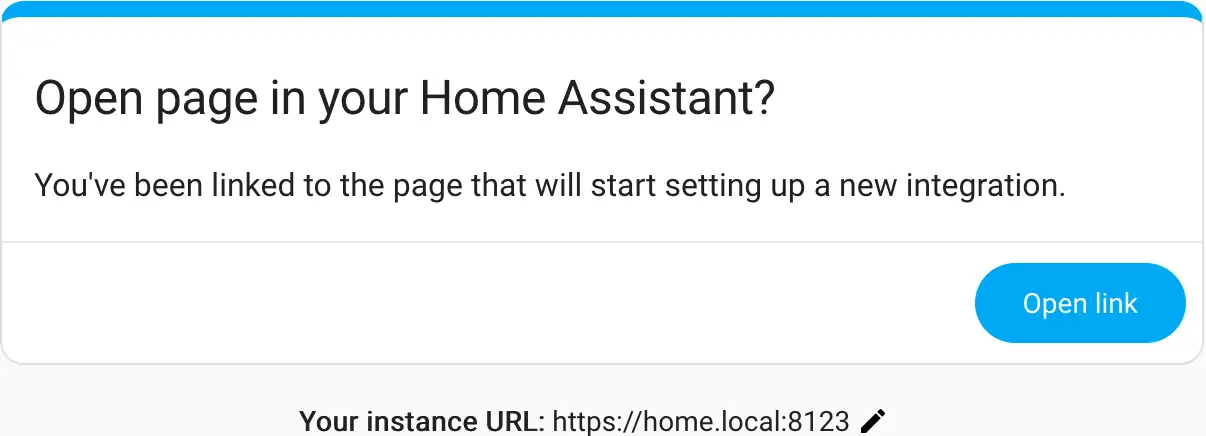 Add integration to my Home Assistant