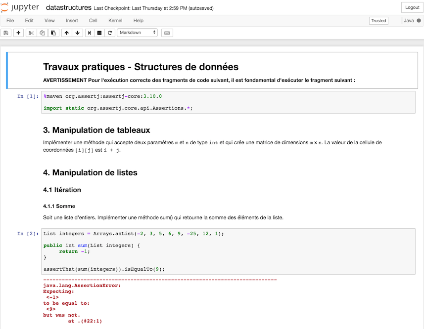 jupyter notebook screenshot